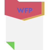Wfp File Format Minimal Icon png