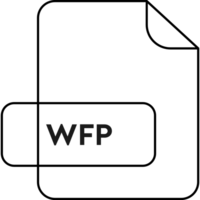 Wfp File Extension Icon Mantis And Yellow Outline Color png