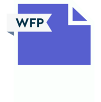 Wfp File Format Icon Roe Color Fill png