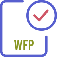 Wfp File Icon With Checked Mark png