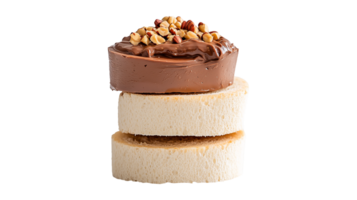 Freshly Made Chocolate Hazelnut Toast Slices png
