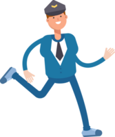 Postman Character Running png