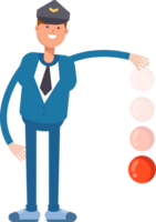 Postman Character Throwing Ball png