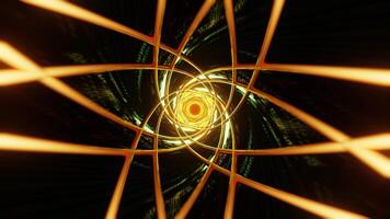Psychedelic rotating colorful kaleidoscope animation geometric background. Seamless loop for title, VJ loop, stage show. video