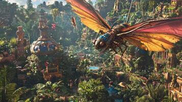 The jungle book is shown in this scene from disney's live action remake photo