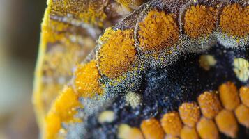 A close up of a butterfly's wings photo