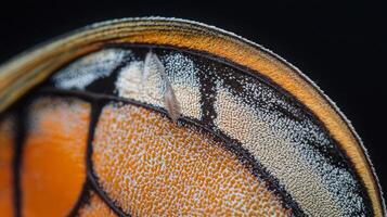 A close up of the wing of a butterfly photo