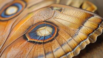 A close up of a butterfly's wings photo