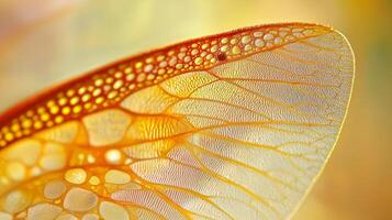 A close up of a butterfly wing photo