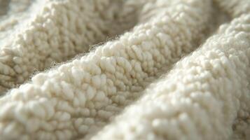 Soft boucle fabric showcase with textured layers photo