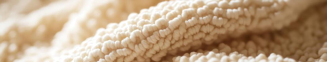 Soft and textured boucle fabric perfect for cozy interiors photo