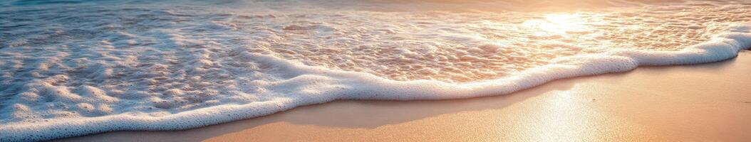 The sun is shining on the ocean waves photo