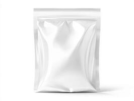 Packaging of simple white powder in resealable bag photo