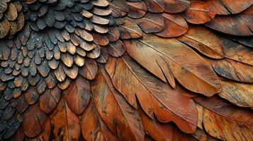 A close up of a large bird's wings photo