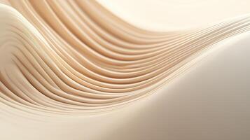 Soft beige waves create a serene texture, showcasing elegant curves and lines in a flowing pattern photo