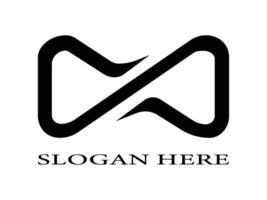 Abstract Symbolic Logo Design on a Minimalist white Background. vector