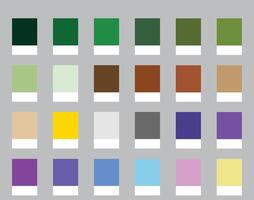 Color Palettes 24 Colours of Mystic Forest - Woodland, Deep, Earthy, Bright Colors - Colour Scheme and Combinations vector