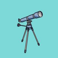 Telescope on a Tripod A Tool for Observing the Cosmos vector