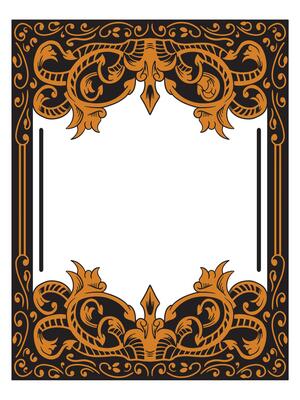 Grand Ornamental Frame for Gala and Wedding Invitations