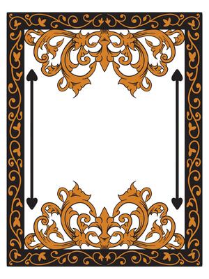 Boutique Ornamental Frame for Special Events
