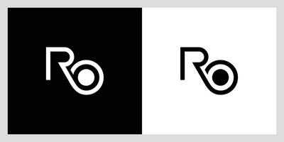 Initial RO, OR Alphabets Letters Logo Monogram vector