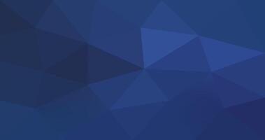 Blue abstract polygonal background. Geometric origami style with gradient. vector
