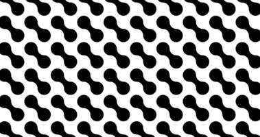 Pattern with black and white dots on a white background vector