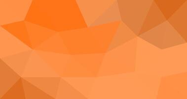Orange abstract polygonal background. Geometric origami style with gradient illustration vector