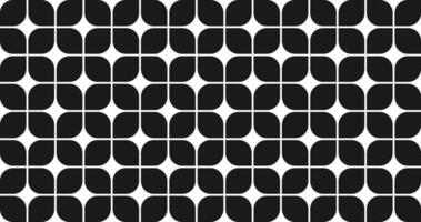 Geometric pattern. Black and white background. . vector