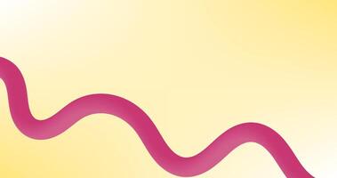 abstract background with wavy lines in pink and yellow colors. vector