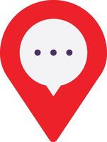 Location Map Pin Bubbles vector