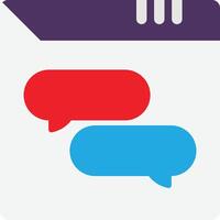 Website Webpage Internet Chat vector