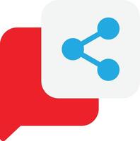 Share Network Connection Bubbles vector