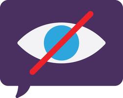 Hidden Eye Invisible Bubbles vector