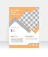 Tech Business Flyer Template vector