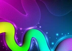 Digital technology wavy background. Wave technology wavy abstract futuristic fluid gradient concept. Design for abstract futuristic fluid gradient shape telecoms internet online fiber and wave. vector
