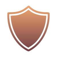 Shield security gradient symbol isolated icon illustration graphic design vector