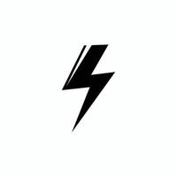 Dynamic Electric Bolt Icon Design for Bold Branding, Sports, Energy Themes, and Modern Graphics vector