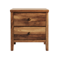 de madera interior mesita de noche gabinete cajones aislado en transparente antecedentes png