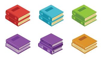 Library Books Collection for Online Libraries and Bookstores vector