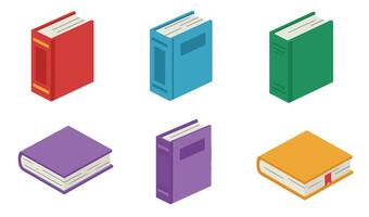 Education Books Illustration for Knowledge and Learning Concepts vector
