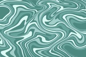 Abstract green fluid marble pattern background design vector