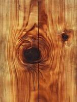 Wood grain texture background with knots for craft, carpentry use photo