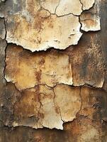 Peeling paint on a distressed surface, suitable as a background photo