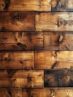 Wood wall surface texture with dark grain, great for backgrounds photo