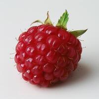 A close-up of a fresh raspberry photo