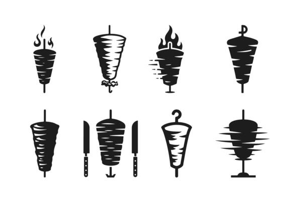 illustration doner kebab logo templates provide aesthetic and functional solutions.