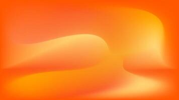 Abstract Orange and Yellow Gradient Background with Smooth Flowing Shapes vector