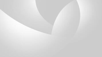 Abstract Gray Background with Overlapping Smooth Geometric Shapes and Contemporary Design vector