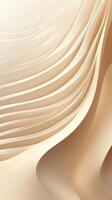 form abstract waves flowing gracefully, creating smooth lines and elegant curves that with a captivating design Beige modern appeal background photo